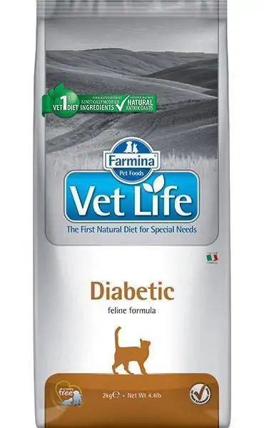 Farmina Diabetic корм для кошек при сахарном диабете , уп. 2 кг. петдог