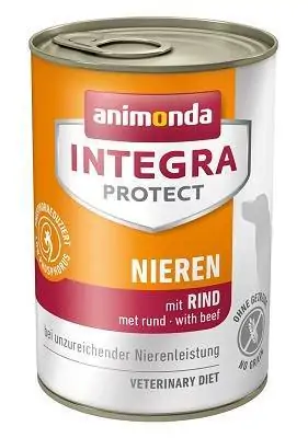 Анимонда Интегра Ренал для собак с говядиной при ХПН (Animonda Integra Protect Dog  Nieren) 400 гр петдог