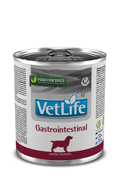 Фармина ГастроИнтестинал для собак при расстройстве ЖКТ, банка 300 гр (Farmina Vet Life Gastrointestinal) петдог