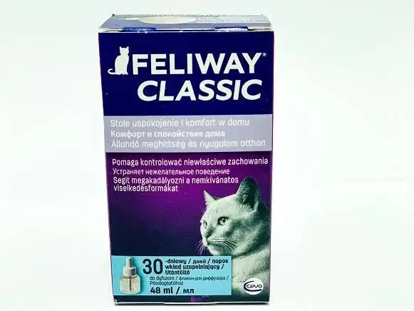 Феромон для кошек  FELIWAY (Феливей классик) -  фл 48 мл, сменный контейнер петдог