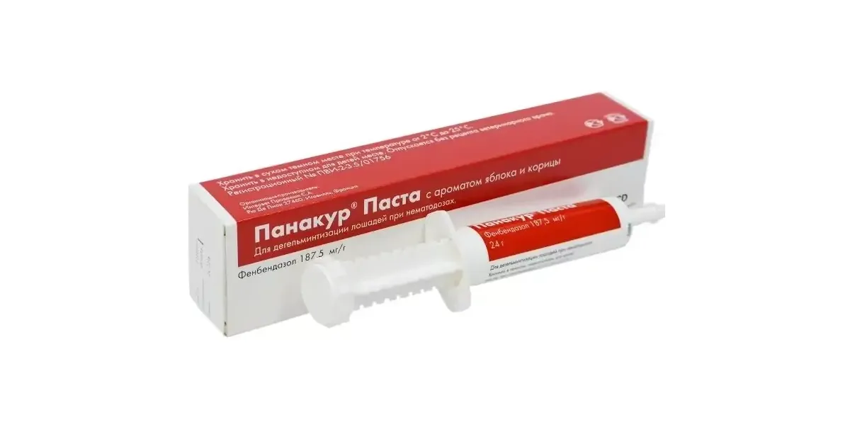 Панакур паста 24 гр шприц-дозатор, 22448 купить в ветеринарной аптеке ...