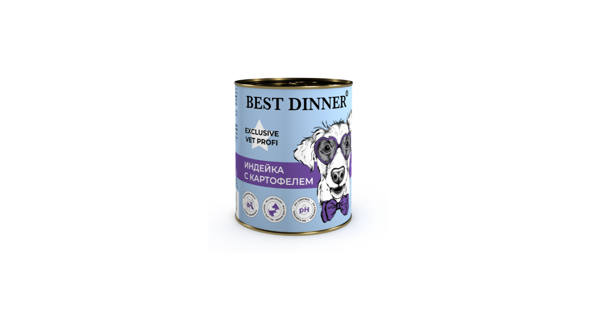 Бест Диннер для собак Уринари (Best Dinner Urinary) Индейка с ...