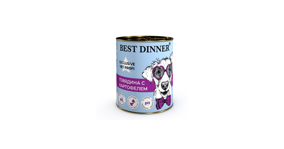 Бест Диннер для собак Уринари (Best Dinner Urinary) Говядина с ...
