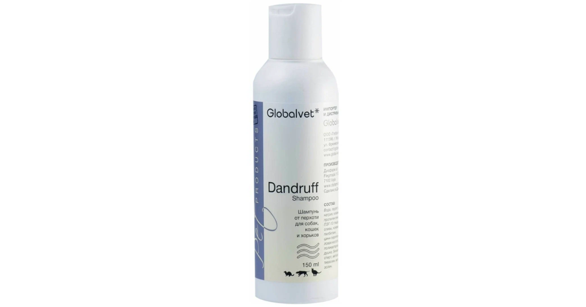 Шампунь от перхоти Глобалвет (Globalvet Dandruff) для собак, кошек и ...