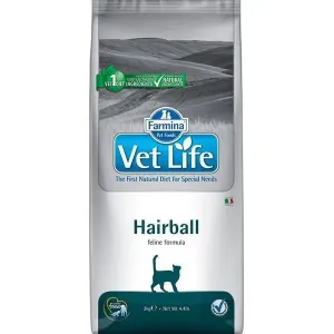 Farmina Vet Life Hairball  корм для кошек, выведение шерсти из ЖКТ, уп. 400 г петдог