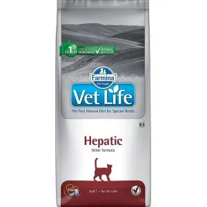 Farmina Vet Life Hepatic  корм для кошек, при хронической печеночной недостаточности, уп. 400 г. петдог