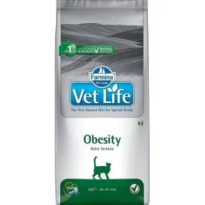 Farmina Vet Life Obesity корм для кошек при ожирении , уп. 2 кг петдог