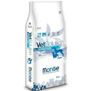 Monge Dermatosis VetSolution, диета для собак при аллергии и дерматологических заболеваниях, 12 кг петдог
