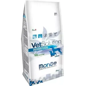 Monge Dermatosis VetSolution, диета для собак при аллергии и дерматологических заболеваниях, 2 кг петдог