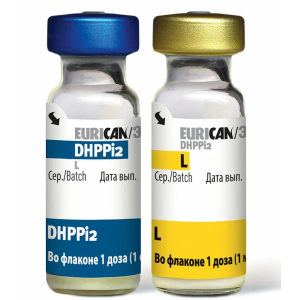 Эурикан (Eurikan) DHPPI2-L, 2 флакона (1 доза) петдог